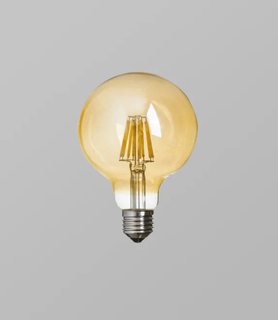 6W Led Flamanlı Rustik E27 Duylu Led Ampul G95