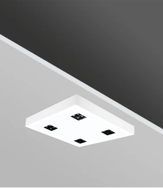 DARKA 60x60 40W 3000K Sıva Üstü Lensli Dekoratif Armatür