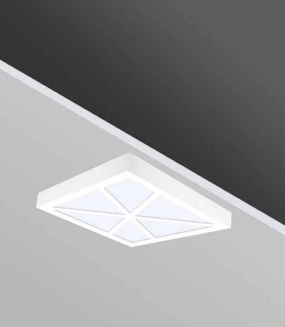 DIZA 60x60 36W 6000K Sıva Üstü Özel Tasarım Backlight Armatür