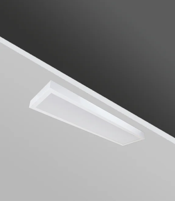 PRIZA 30x120 36W 6000K Sac Çerçeveli Prizmatik Camlı Sıva Üstü Backlight Armatürler
