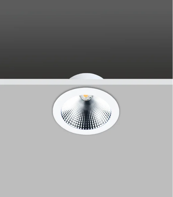 YEDIA 12W 6000K Sıva Altı COB Ledli Yuvarlak Downlight Armatürler
