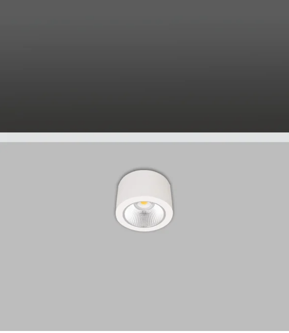 YEDISA 18W 6000K Sıva Üstü COB Ledli Yuvarlak Downlight Armatürler