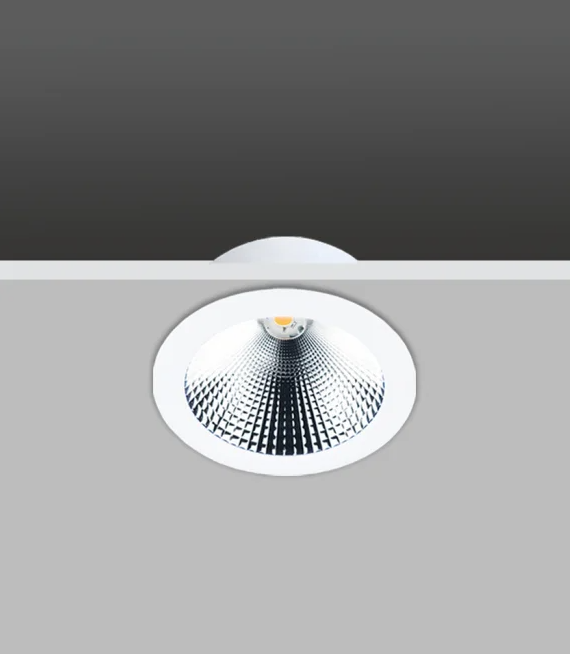 YEDIA 25W 6000K Sıva Altı COB Ledli Yuvarlak Downlight Armatürler