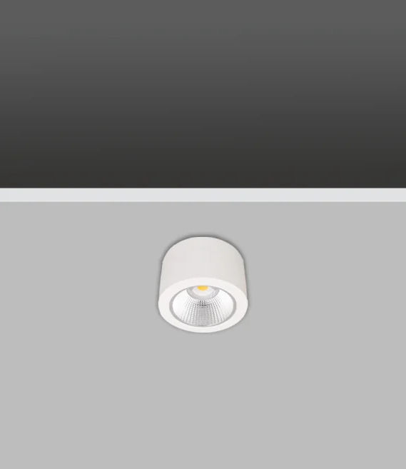 YEDISA 32W 3000K Sıva Üstü COB Ledli Yuvarlak Downlight Armatürler