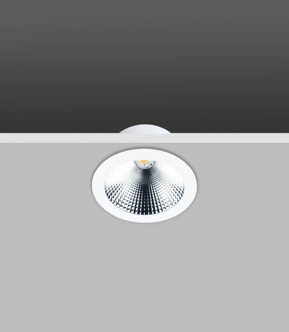 YEDIA 9W 6000K Sıva Altı COB Ledli Yuvarlak Downlight Armatürü