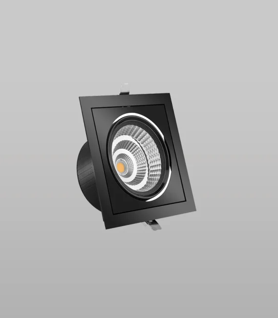 MODULA 1X20W 4000K Sıva Altı Kare Spot Armatürler