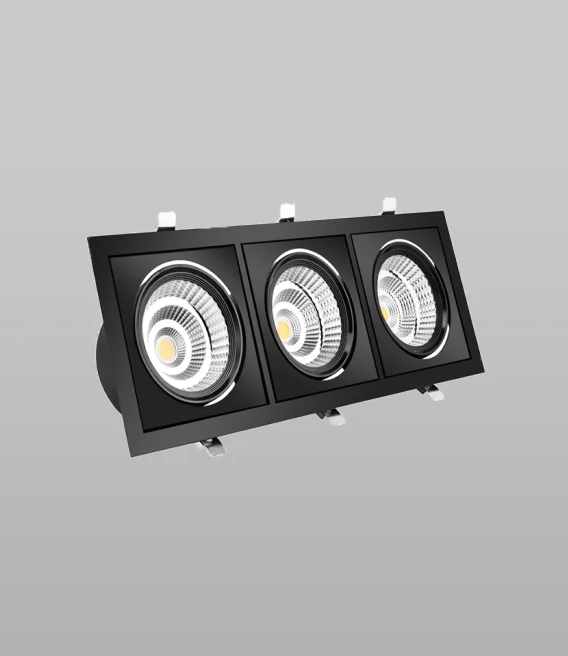 MODULA 3X20W 6000K Sıva Altı Kare Spot Armatürler